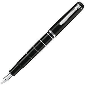 Pelikan M215 vulpen Classic 215 ringen pen B zilver