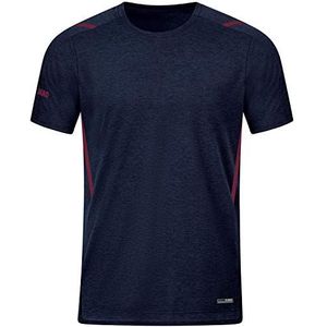 JAKO Challenge T-shirt voor heren, marineblauw/bruin