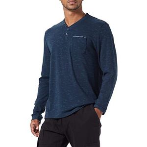 TOM TAILOR shirt met lange mouwen voor heren, 27522 - Streaky Injector Marine Offwhite
