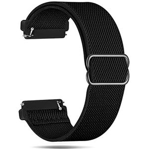 cobee Elastische nylon horlogeband - 20 mm - Universele reservearmband - Rekbaar gevlochten - Voor dames en heren, Nylon