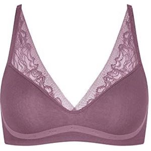 S by sloggi Shadow P Gewatteerde beha voor dames, lila clover, S, paarse clover