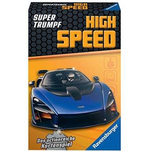 Ravensburger Kaartspel, Supertrumpf High Speed 20687, Quartett en Trumpf-spel voor technische fans vanaf 7 jaar: het actiespel