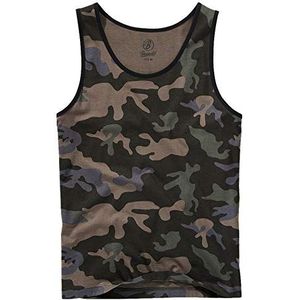 Brandit Tanktop in verschillende kleuren van S tot 7XL, Donkere camouflage