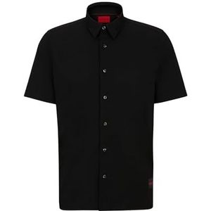 HUGO ebor heren overhemd, Zwart 1