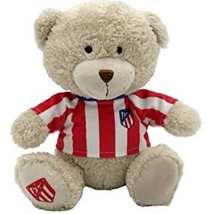 CYPBRANDS Teddybeer met T-shirt Atletico van Madrid, beige, M, traditioneel, Beige, M, traditioneel