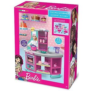 Grandi Giochi GG00525, nieuwe Barbie keuken 106 cm, meerkleurig