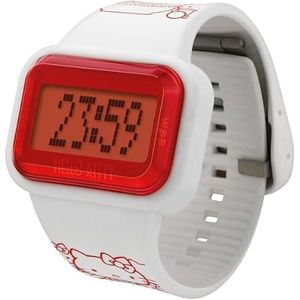 M.O.D Odm DD125-9 Digitaal kwartshorloge voor dames en heren, rood, 44 mm, Rood