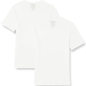 DIM Homme Thermor�égulateur en Coton Col Rond Dim Sport x2 T-Shirt, Blanc, S