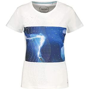 Taifun t-shirt dames, offwhite print