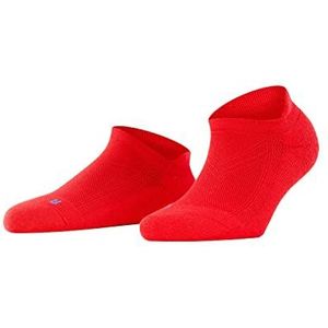 FALKE Cool Kick Sneakers voor dames, ademend, sneldrogend, wit, zwart, meerdere kleuren, sportsokken, kort, met bouclé-zool, 1 paar, rood (Fire 8150)
