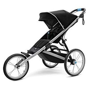 Thule Glide 2.0 performance joggen kinderwagen (zwart w/zilveren frame)