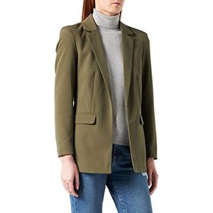 G-STAR RAW Dames fijnste dubbel ademende blazer, groen (Dark Olive C897-C744)