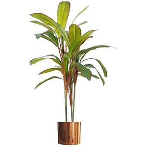 Leaf Dracaena Kunstplant, tropisch, koper, 100 cm