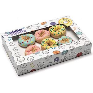 Dooky Donut babysokken in geschenkdoos (3 paar kindersokken in Tutti Frutti design, optimale babyoutfit, maat 0-9 maanden), meerkleurig