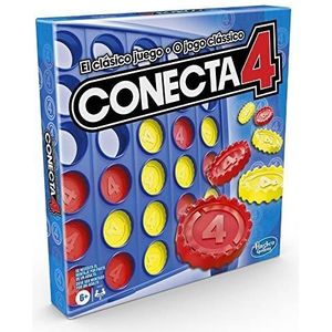 Hasbro Bordspel Connect 4 - Aanbevolen leeftijd 6+ jaar - Voor 2 spelers - Geen batterijen nodig