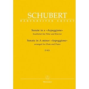 Sonate in A Minor D 821 ""Arpeggione"" gearranged for Flute & Piano