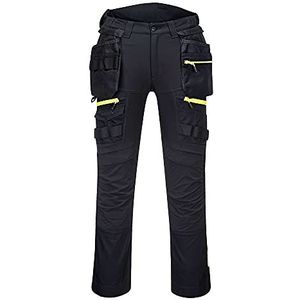 Portwest DX4 Broekzakken, demonteerbaar, voor heren, kleur: zwart, maat: 41, DX440BKR41