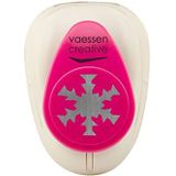 Vaessen Creative Craft Paper Punch Medium sneeuwvlok voor knutselprojecten, scrapbooking, kaarten maken, meerkleurig, 7,3 x 5,3 x 5 cm