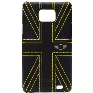 Mini Cooper Union Jack hardcase hoesje voor Samsung Galaxy S2, zwart/geel