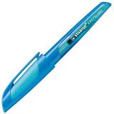 STABILO EASYbuddy vulpen voor beginners met penpunt A - donkerblauw/lichtblauw - blauwe inkt (uitwisbaar) - enkele pen - inclusief cartridge
