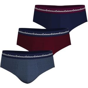 Eminence Homme Business Print Le60 Slips, Triangle Marine/Confetti Bordeaux/Marine, L EU, Marine/Bordeaux, L