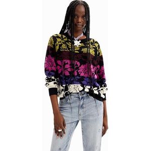 Desigual Trui Tajo Dames Sweater, zwart.