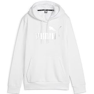 PUMA Ess+ Sweatshirt met capuchon met metalen logo, voor dames