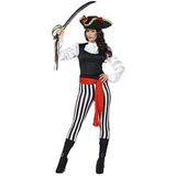 smkmi Pirate Lady kostuum, met top (M)