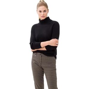 BRAX Style Lea Wool Mix Sweatshirt voor dames, zwart.