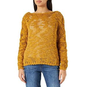 Sisley Dames sweatshirt, pale geel 6p6, M, lichtgeel 6p6