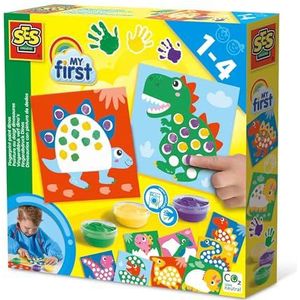 SES Creative 14442 My First Finger print Peinture Dinos, Divers