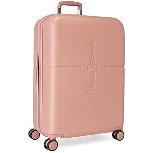 Pepe Jeans, roze, Eén maat, middelgrote koffer, Roze, Taille unique, Middelgrote koffer