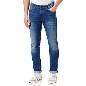 Tommy Hilfiger Ryan Rlxd Strght Wmbs herenjeans, Wilson Mid Blue Stretch