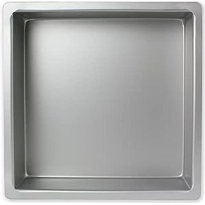 PME SQR123 professionele ovenschaal aluminium zilver 30 x 30 cm