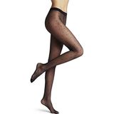FALKE Vrouwen Dot 15 DEN transparante panty met sluier-effect, comfortabele riem zonder druk op de taille, fijne naad versterkt met matte tenen, fantasie-patroon met stippen, zacht fijn garen, 1 paar,