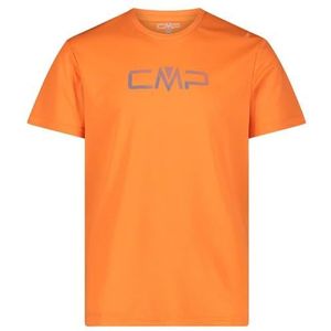 CMP Microvezel T-shirt voor heren 39T7117P, Vlam