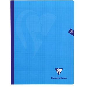 Clairefontaine Mimesys Notitieboek, A4+, 192 pagina's, blauw