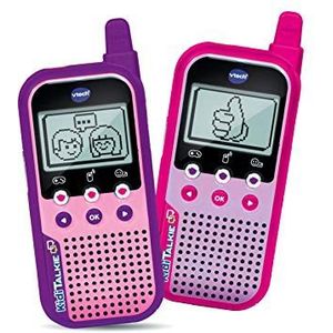 Vtech - Kidi Talkie - Walkietalkie voor kinderen, met display en spelletjes, educatief speelgoed, elektronisch, meerkleurig