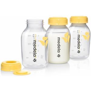 Medela 800.0796 melkflessen, 150 ml, 3 stuks