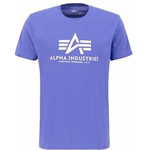 ALPHA INDUSTRIES Basic T-shirt PANTALON Uniseks (1 stuk), Elektrisch paars