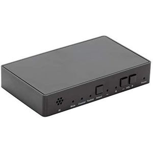 Dynavox DAC UM1 analoge digitale converter met afstandsbediening en hoofdtelefoonaansluiting, zwart