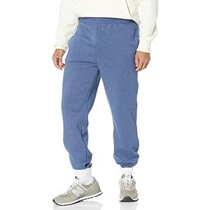 Amazon Essentials Fleece broek voor heren (verkrijgbaar in grote maat), blauw gemêleerd, maat XS