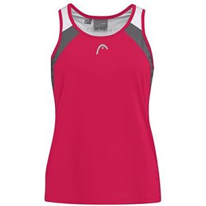 HEAD Meisjes Club 22 tanktop meisjes T-shirt, rood, L EU, rood