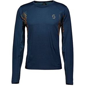Scott Ms Trail Run LS T-shirt, heren, blauw, XXL, Blauw