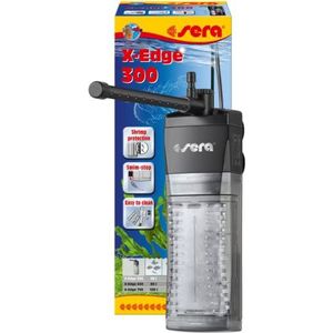 sera X-Edge 300 32655 krachtig, energiebesparend hoekfilter voor aquaria tot 100 liter