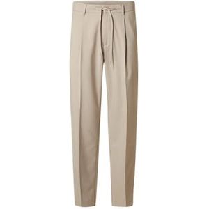 SELECTED Slh190-Reg Tapered Leroy Pleat Noos Puur kasjmier M, Puur kasjmier.