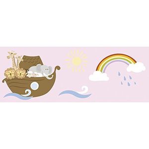 RAYHER 59586262 Washi Arche Noah plakband, 30 mm x 15 m, lichtroze