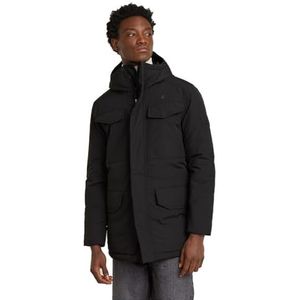 G-STAR Vodan gewatteerde parka met capuchon voor heren, Zwart (Dk Black D25381-D419-6484)