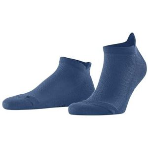 FALKE Unisex Cool Kick Sneaker Sokken Ademend Sneldrogend Functioneel Low Padding Lichtgewicht Zool Krullend Effect Verstevigend Effect 1 paar, Blauw (Nautical 6531) - honingraatpatroon