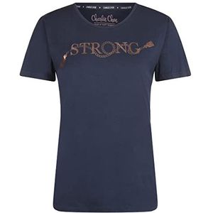 Charlie Choe dames t-shirt, Indigo